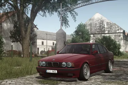 Legendärer BMW E34 — Schnelles Auto für Farming Simulator 25 mit Tuning — 2