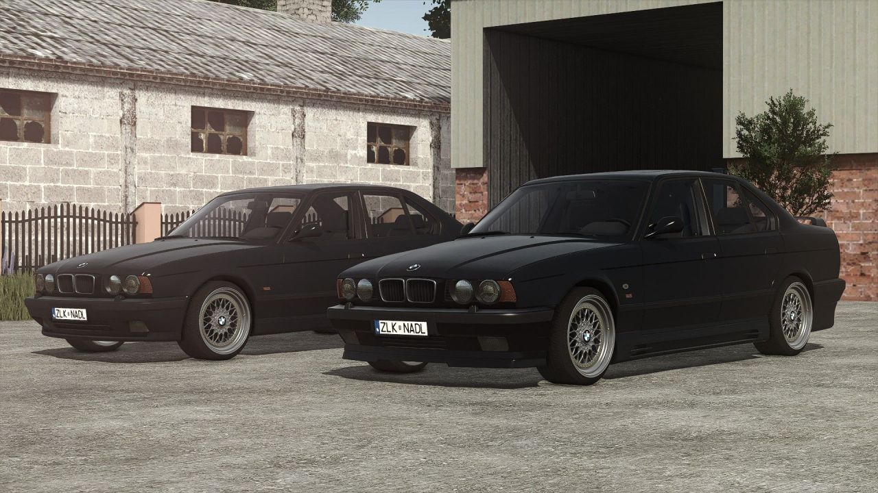 Legendärer BMW E34 — Schnelles Auto für Farming Simulator 25 mit Tuning - Screenshots