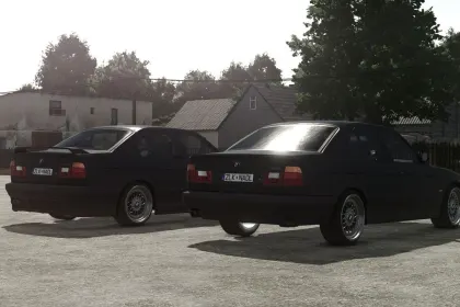 Legendärer BMW E34 — Schnelles Auto für Farming Simulator 25 mit Tuning — 4