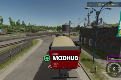 Grain Volume HUD v1.0 для FS25 — 2
