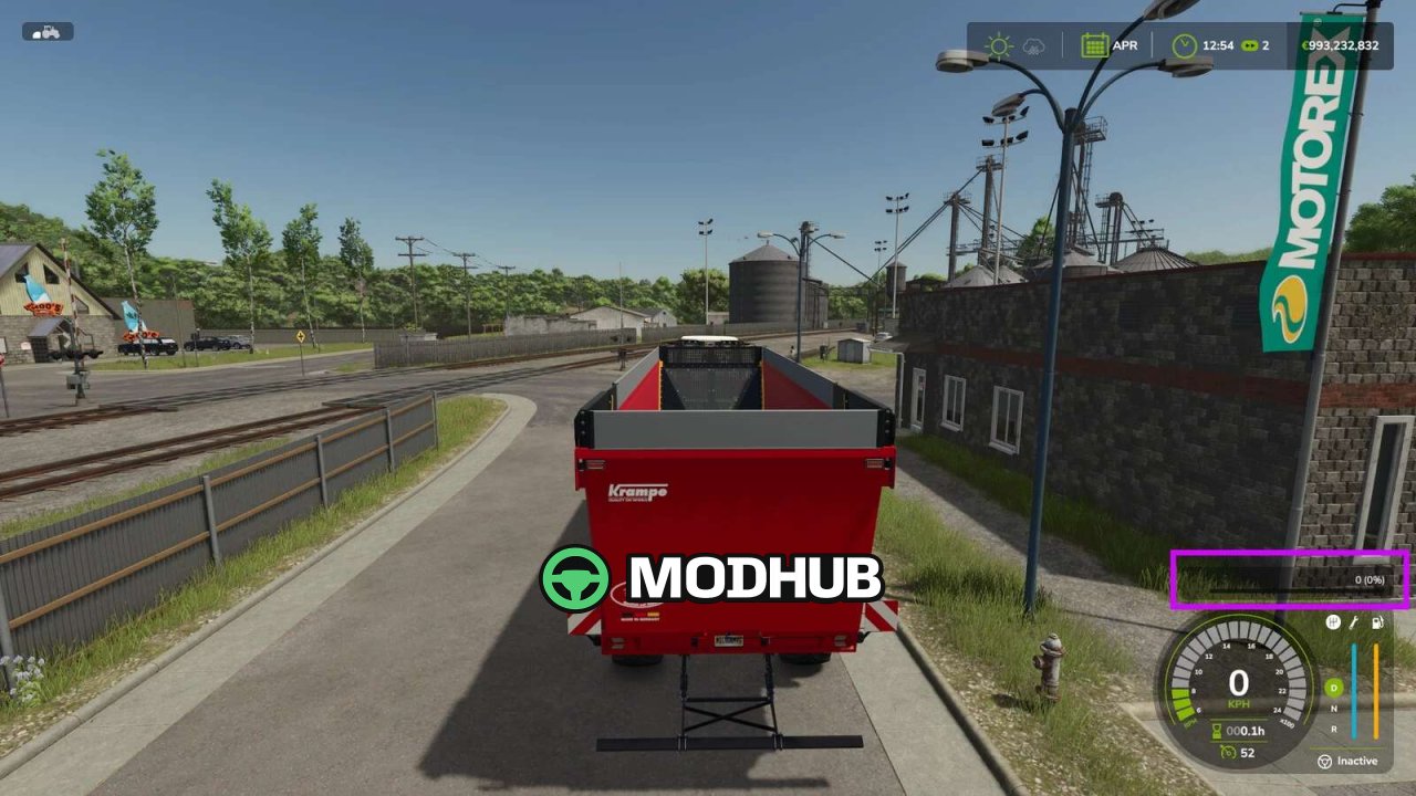 Grain Volume HUD v1.0 для FS25