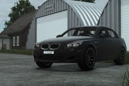 Легендарний Седан BMW E60 для Farming Simulator 25 — Швидкий та Стильний — 2