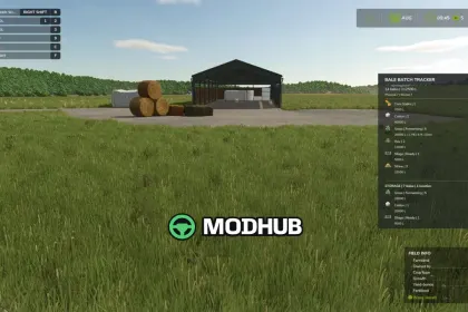 Скрипт Bale Batch Tracker v1.0 для FS25