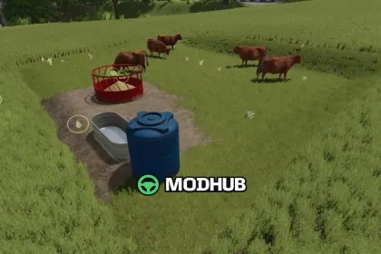 Open Pastures v1.0 — пак пасовищ для FS25