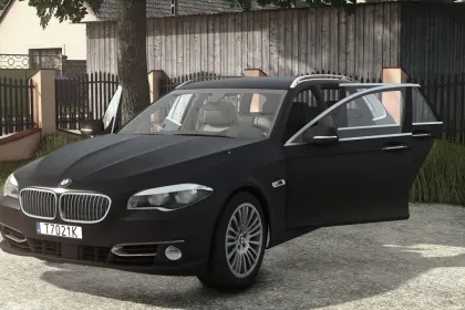 Stylischer Universalkombi BMW F11 — Schnelles Auto für Farming Simulator 25