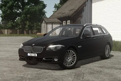 Stylischer Universalkombi BMW F11 — Schnelles Auto für Farming Simulator 25 — 2