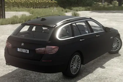 Stylischer Universalkombi BMW F11 — Schnelles Auto für Farming Simulator 25 — 3