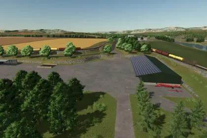 Карта Flussheim для Farming Simulator 25