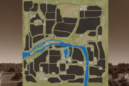 Карта Flussheim для Farming Simulator 25 — 2