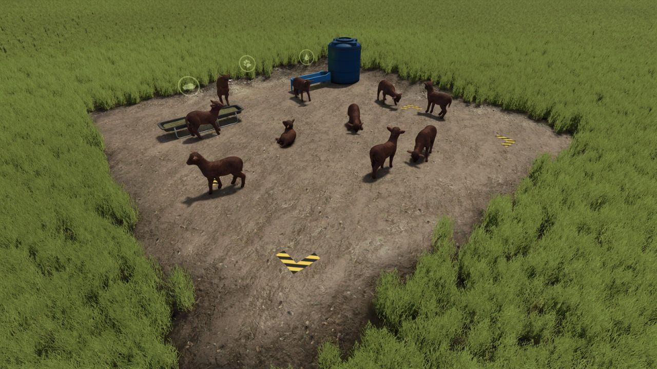 Пакет пасовищ Open Pastures для Farming Simulator 25