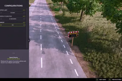Дисплей швидкості для Farming Simulator 25