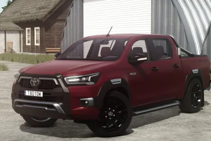 Powerful Pickup Toyota Hilux Invincible 2021 — Fast Transport for Farm in FS25 — 1