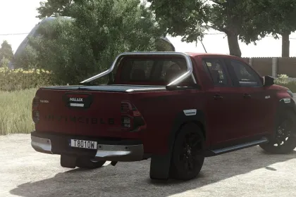 Powerful Pickup Toyota Hilux Invincible 2021 — Fast Transport for Farm in FS25 — 2