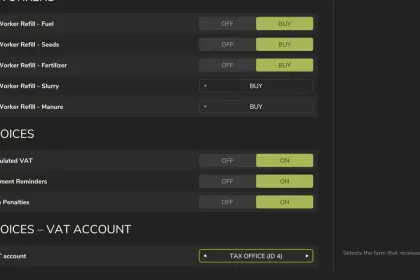 Скрипт Invoice VAT Account для Farming Simulator 25 — 3