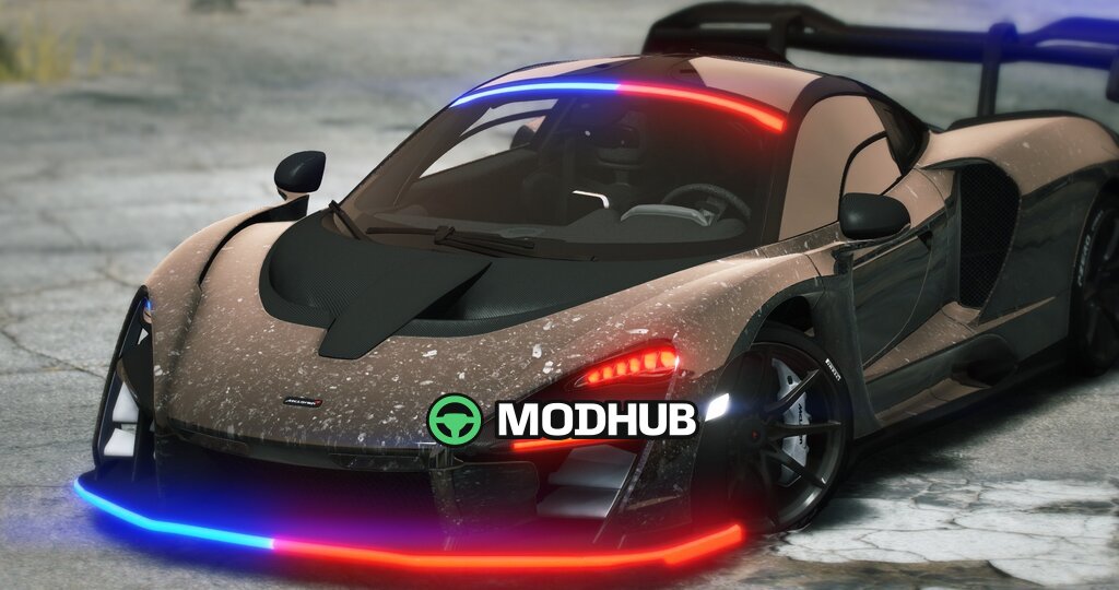 Поліцейський автомобіль McLaren Senna для GTA 5