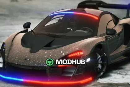 Поліцейський автомобіль McLaren Senna для GTA 5 — 2