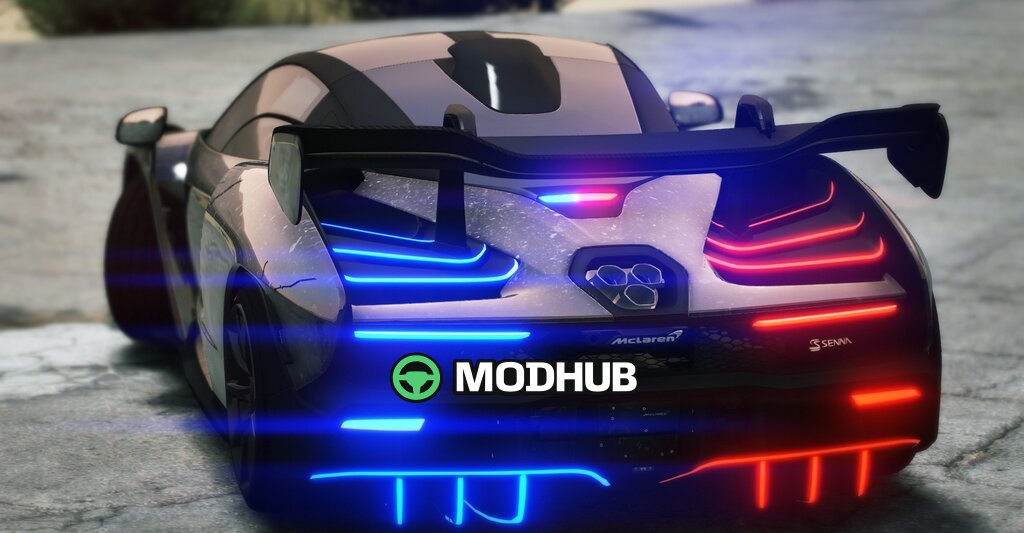 Поліцейський автомобіль McLaren Senna для GTA 5