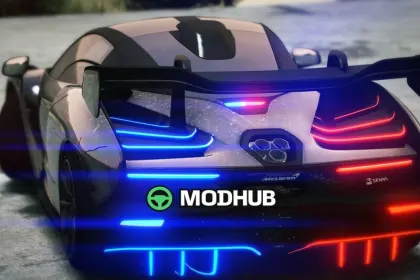 Поліцейський автомобіль McLaren Senna для GTA 5 — 3