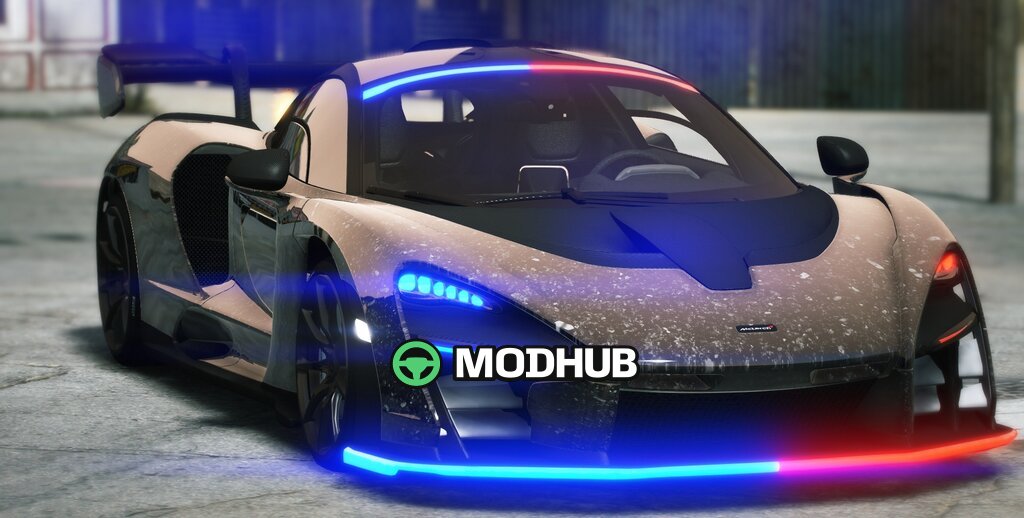 Поліцейський автомобіль McLaren Senna для GTA 5