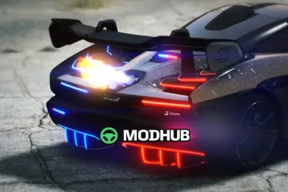 Поліцейський автомобіль McLaren Senna для GTA 5 — 6