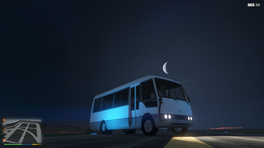 Мікроавтобус Mitsubishi Fuso Rosa для GTA 5 — 4