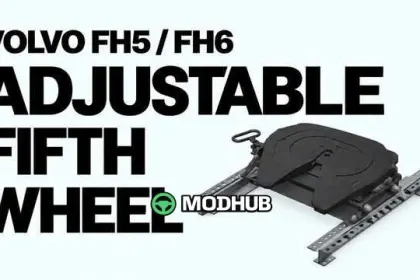 Регульоване сідло Volvo FH5/FH6 v1.0 для ETS2