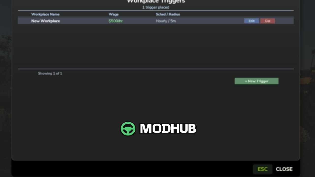 Скрипт Workplace Triggers V1.2 для FS25