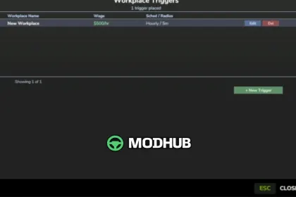 Скрипт Workplace Triggers V1.2 для FS25 — 2