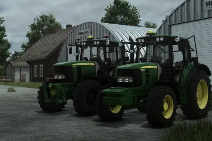 Трактор John Deere 6030 Premium Series для Farming Simulator 25