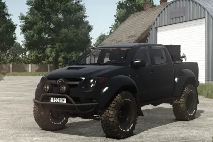 Leistungsstarker Pickup Toyota Hilux Arctic für Farming Simulator 25 – Schnell und Geländegängig