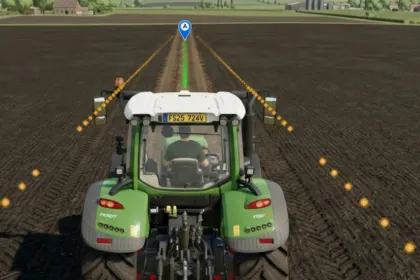 GPS Plus — мод автоsteering для Farming Simulator 25