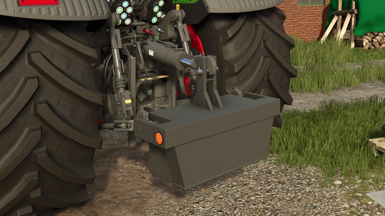 Efektywny balast Schöma Selfmade Weight Pack 500–1300 kg do stabilnej pracy traktora