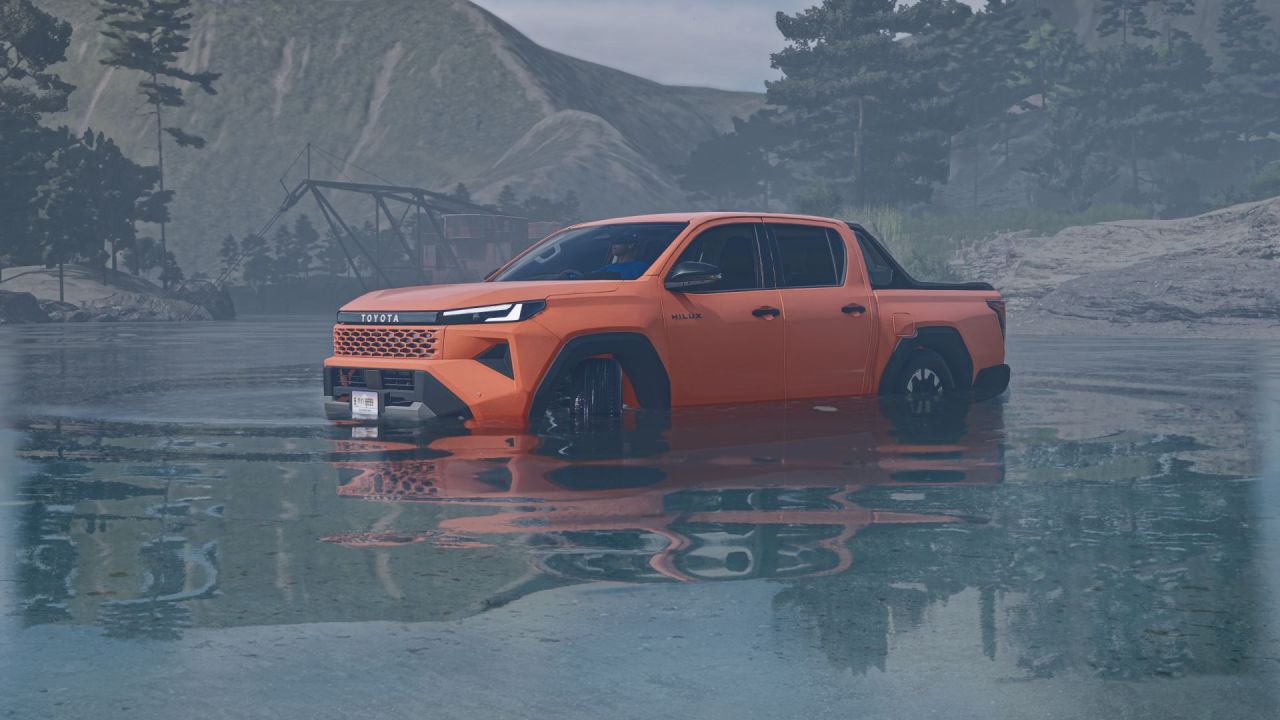 Пікап Toyota Hilux Travo для Farming Simulator 25