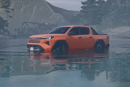 Пікап Toyota Hilux Travo для Farming Simulator 25 — 3