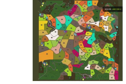 Нова Карта Les Terres De France для Farming Simulator 25 — 163 Поля, Ферми та Кооперативи — 3