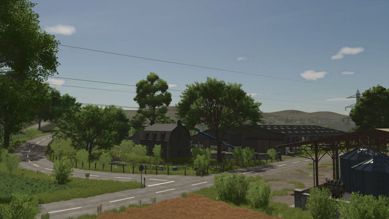 Нова Карта Les Terres De France для Farming Simulator 25 — 163 Поля, Ферми та Кооперативи