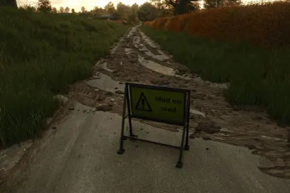 Мод Mud on the Road для Farming Simulator 25
