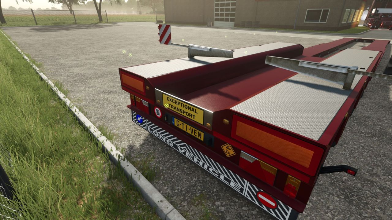 Низькорамний причіп Nooteboom 4+1 для Farming Simulator 25