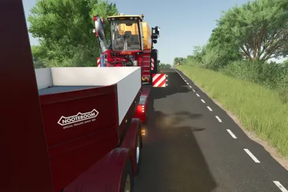 Низькорамний причіп Nooteboom 4+1 для Farming Simulator 25 — 6