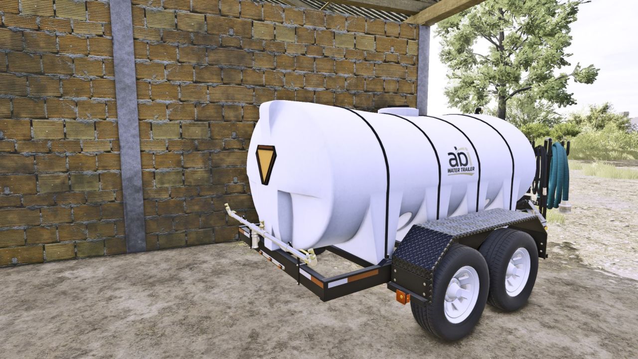 Efektywny Water Trailer na 15 000 l dla Farming Simulator 25 — Z Trójkątem Bezpieczeństwa