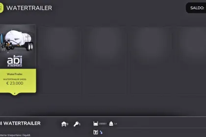 Ефективний Water Trailer на 15 000 л для Farming Simulator 25 — З Трикутником Безпеки — 3