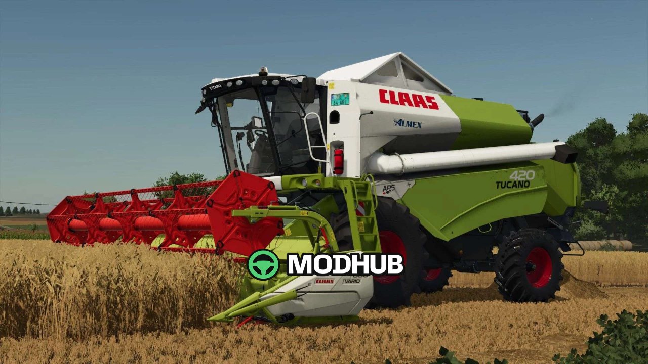 Комбайн Claas Tucano 420 для FS25