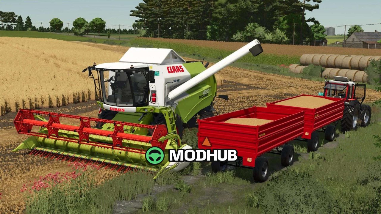 Комбайн Claas Tucano 420 для FS25