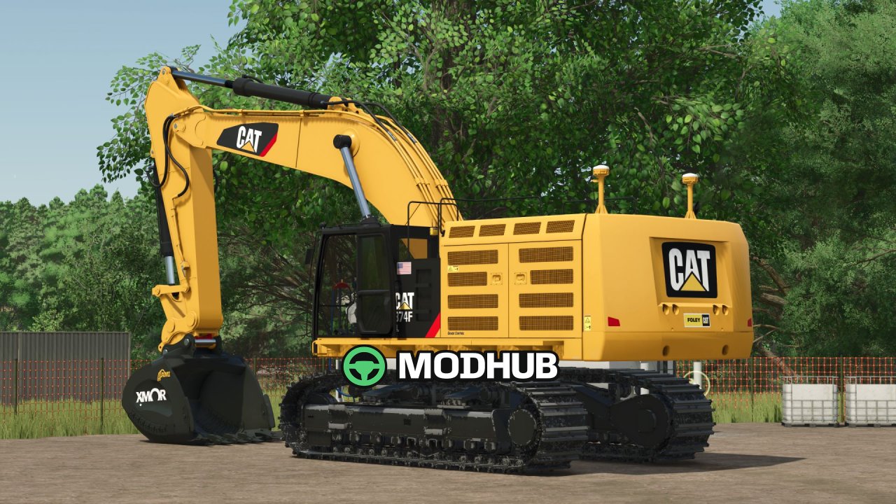Екскаватор CAT 374F для FS25