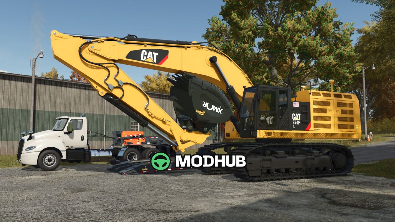Екскаватор CAT 374F для FS25
