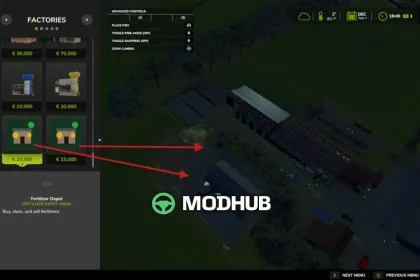 Мод Fertilizer Depot V1.1 для FS25 — 3