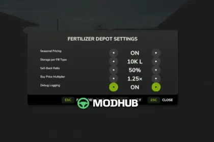 Мод Fertilizer Depot V1.1 для FS25 — 5