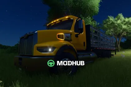Вантажівка Western Star 49X Stakebed для FS25 — 2