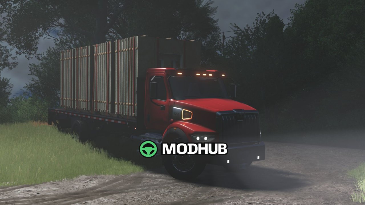 Вантажівка Western Star 49X Stakebed для FS25