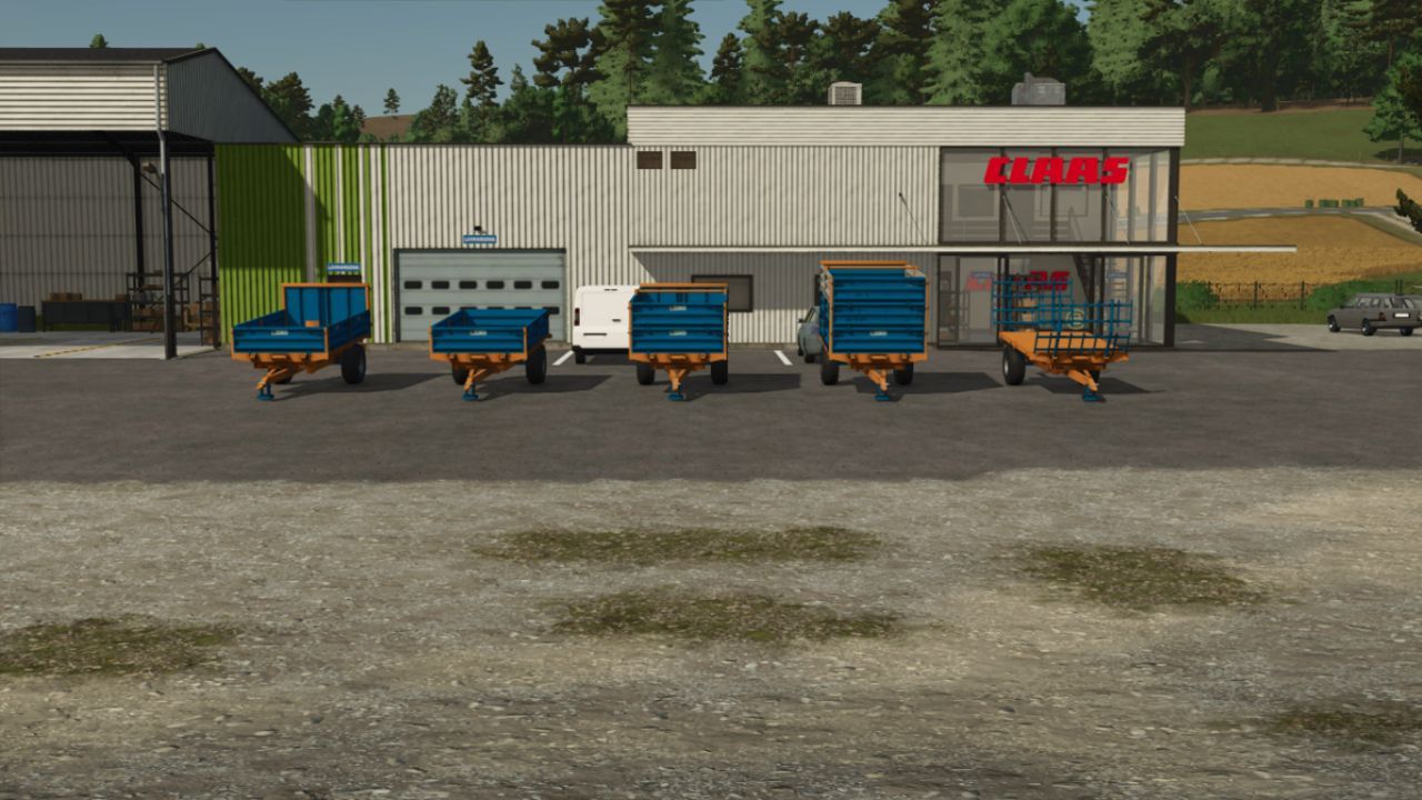 Efektywny Przyczep Rolland BH 6 — Uniwersalne Przewożenie Bel i Ładunków w FS25